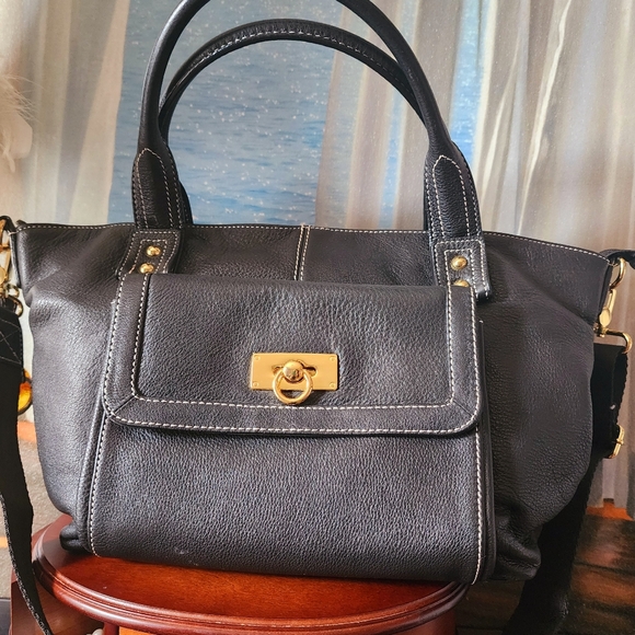 Beautiful, premium quality genuine leather bag. Barr+Barr New York. Brand new. - Picture 3 of 6